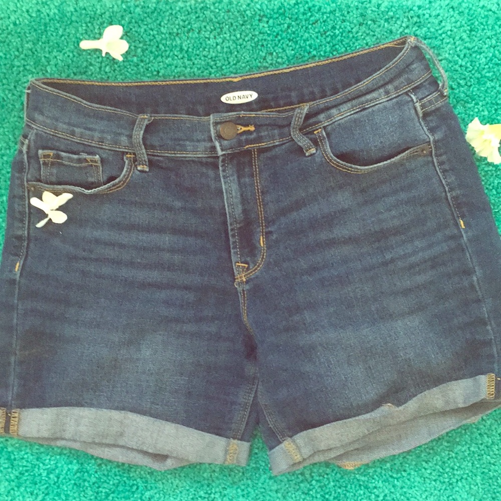 Blue shorts